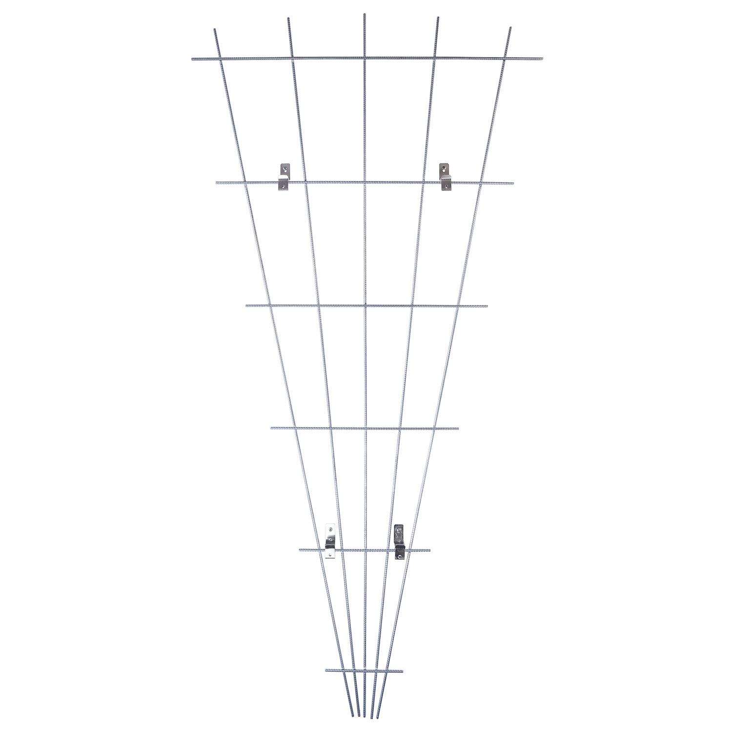 Rosenspalier Fächer 150 L zink-rip